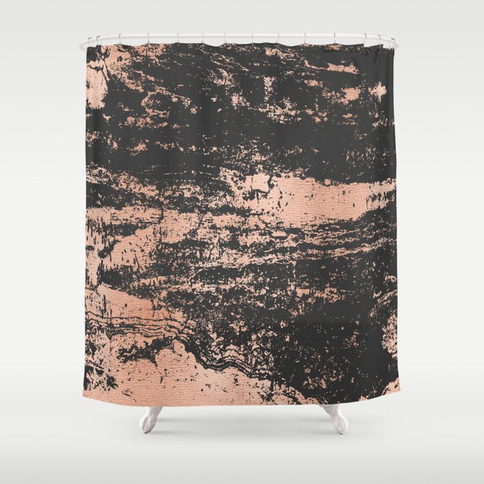 Your one stop site for shower curtains, liners and more! marble black rose gold dope shower curtain by hiawol