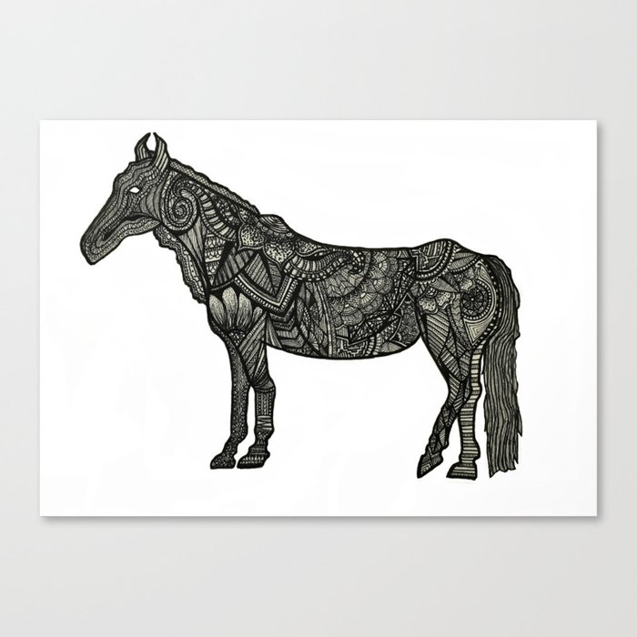 Dark Horse Canvas Print