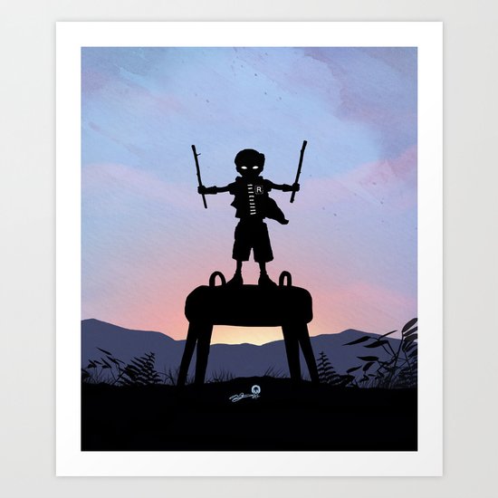 Robin Kid Art Print
