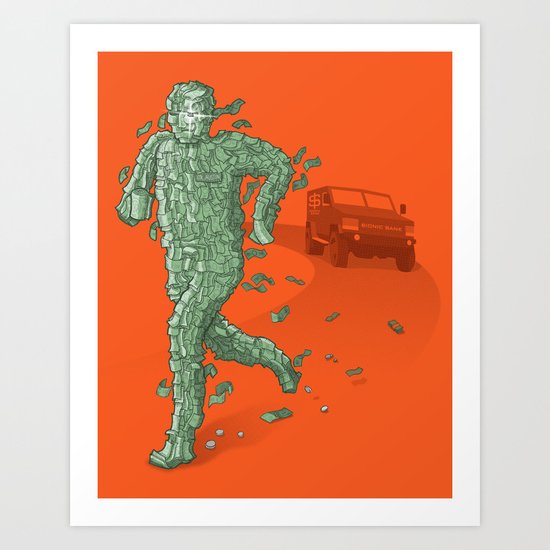 The Six Million Dollar Man Art Print