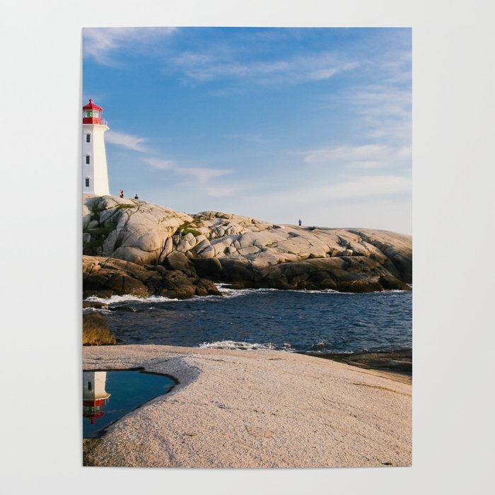 Canada Photography - Lighthouse By The Sea Poster