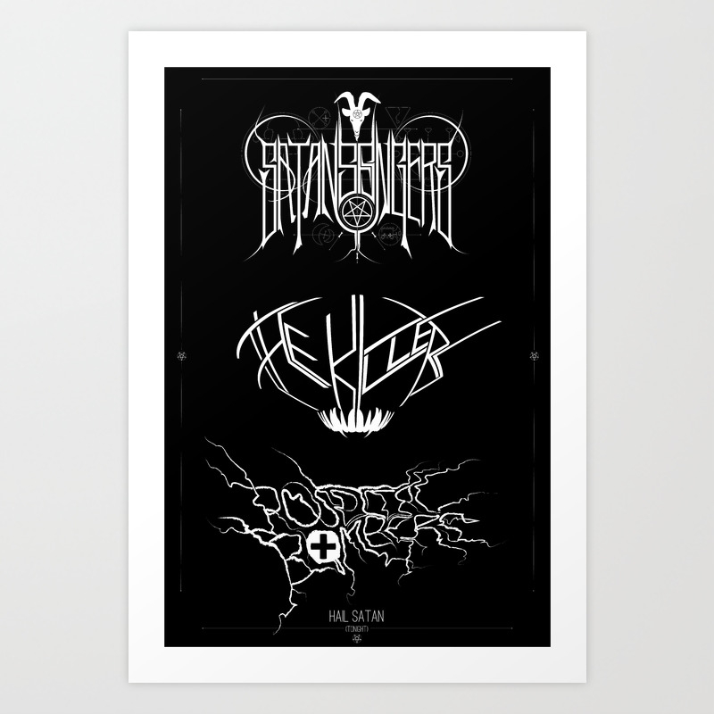 The Best Ever Death Metal Bands Out Of Denton Art Print By