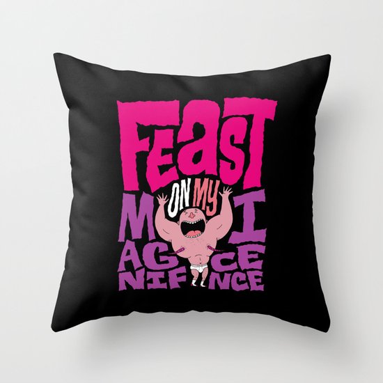 Magnificence Throw Pillow