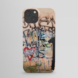 Tel Aviv Street Art / Tel Aviv is Where My Heart Is iPhone Case