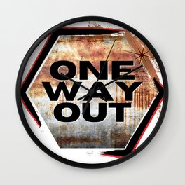 One Way Out Wall Clock | Andor, Sci-Fi, Scifi, One Way Out, The Alliance, Yoda, Rebelion, Luke, Cassian Andor, Cassian 
