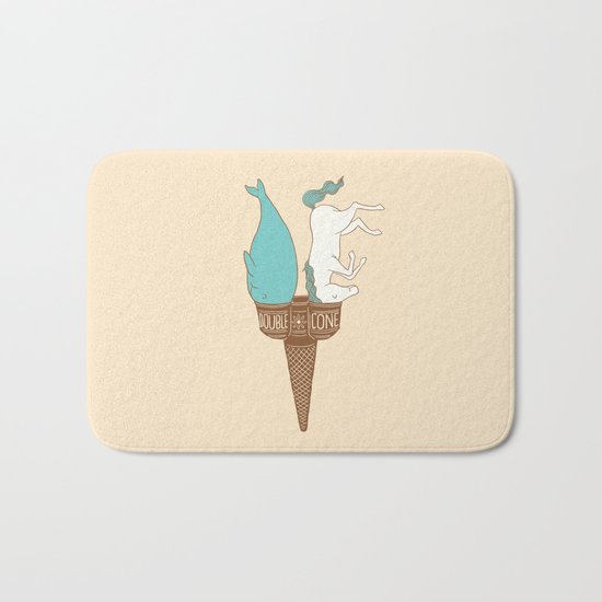 Double Cone Bath Mat