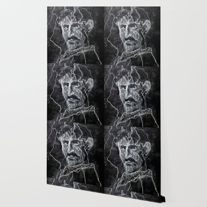 Nikola Tesla Wallpaper By Artistan Society6