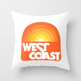 West Coast Throw Pillow
