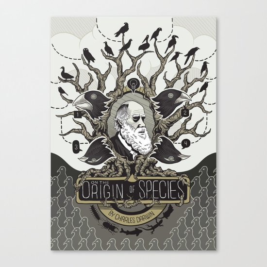 On the Origin of Species Canvas Print