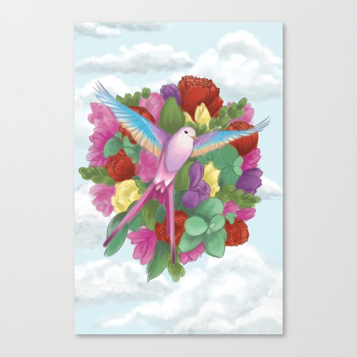 Wingspan Bird Art Canvas Print