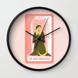 Tarot Card II: The High Priestess Wall Clock