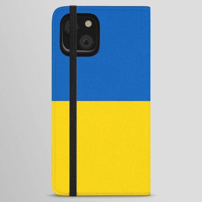 Ukrainian flag of Ukraine with Coat of Arms insert iPhone Wallet Case