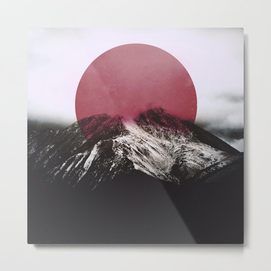 Red Metal Print