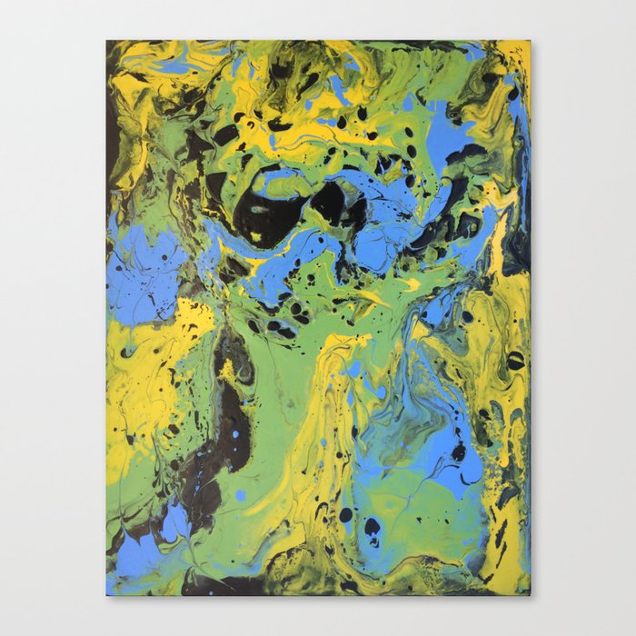 Original Acrylic Painting Poured Painting Abstract Acrylic Flow
