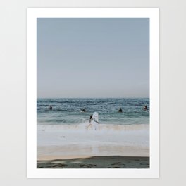 lets surf cx / laguna beach, calfornia Art Print
