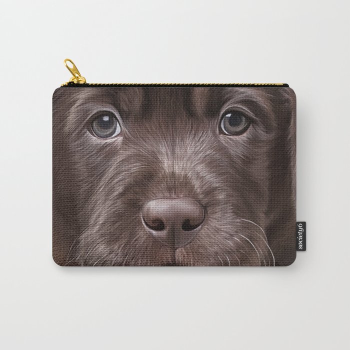 Drawing puppy Labrador Carry-All Pouch
