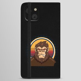 Monkey Children Monkey Child Chimpanzee iPhone Wallet Case