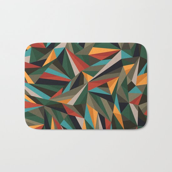 Sliced Fragments II Bath Mat