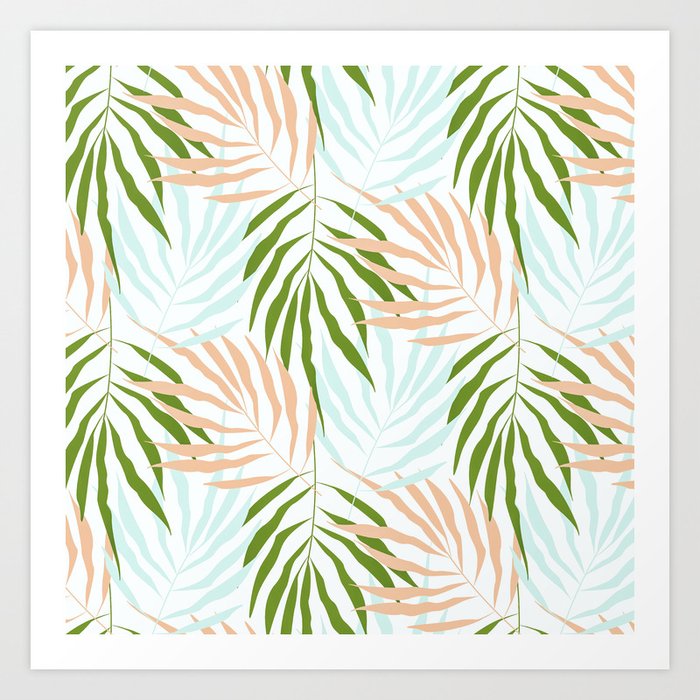 Palm holiday Art Print