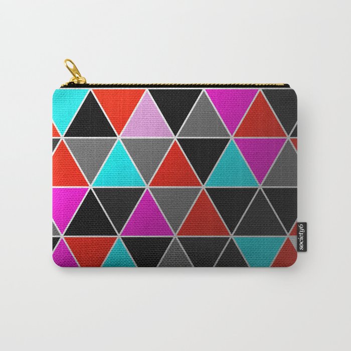 Industrial Triangles Carry-All Pouch