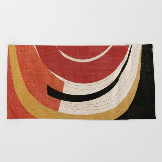 Solar Eclipse Beach Towel