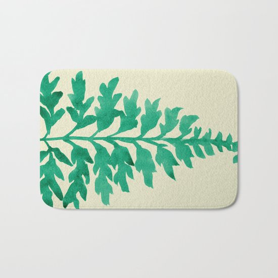 Mint Fern Bath Mat