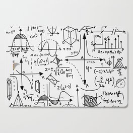 Physical Formulas and Phenomenon Math Equation - Physics  Cutting Board