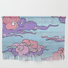 Japanese Colorful Clouds  Wall Hanging