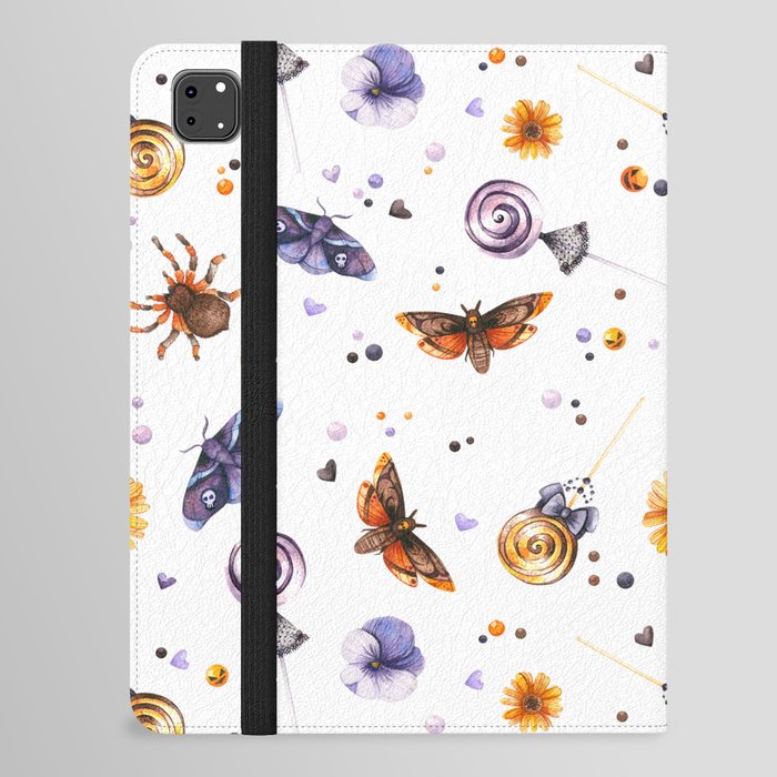Halloween decoration pattern - Moths iPad Folio Case