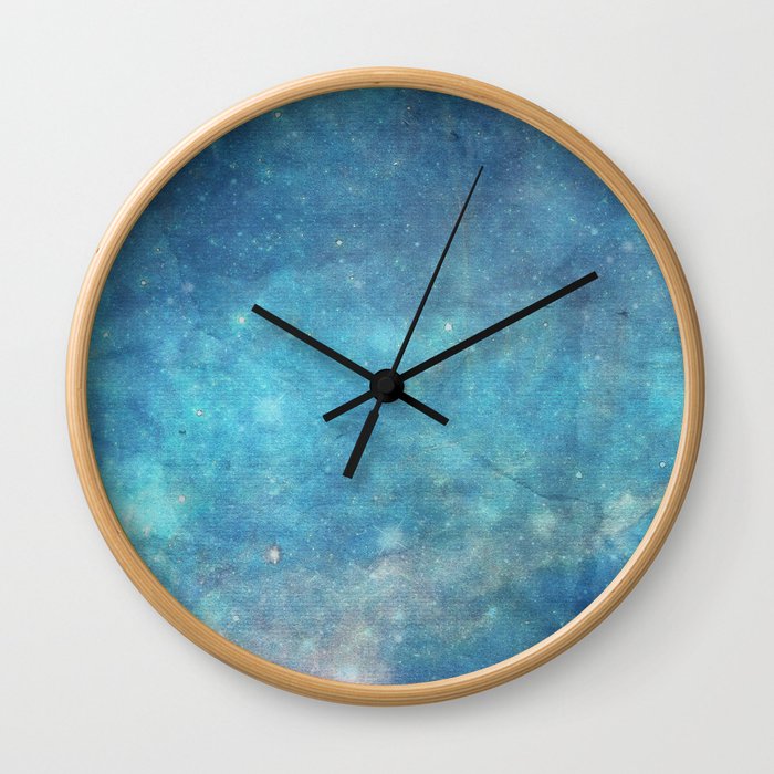 Spellcast Sky Turquoise Wall Clock