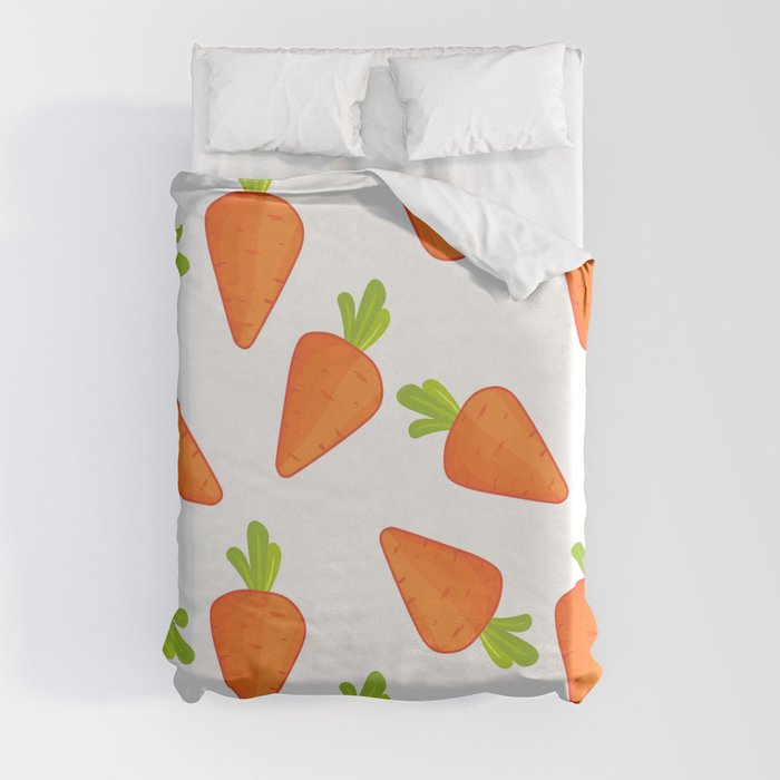 carrot pattern Duvet Cover