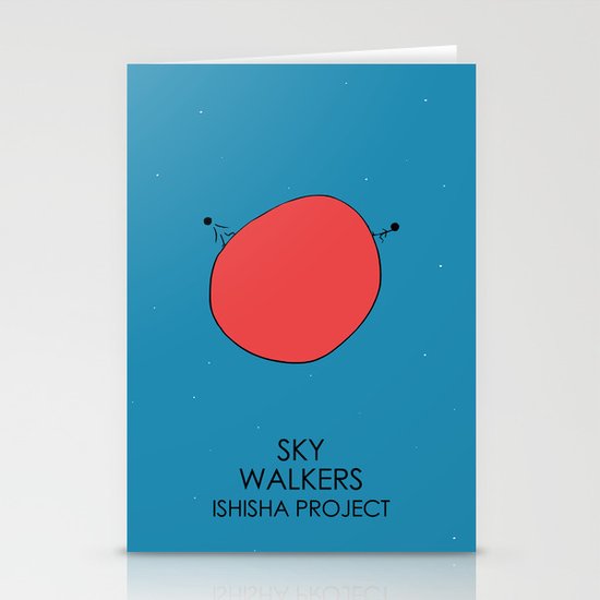 SKY WALKERS by ISHISHA PROJECT Stationery Cards