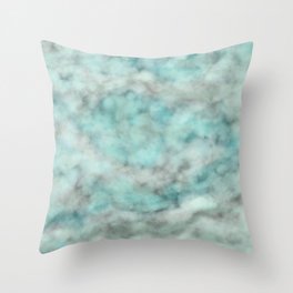 Marble clouds Throw Pillow
