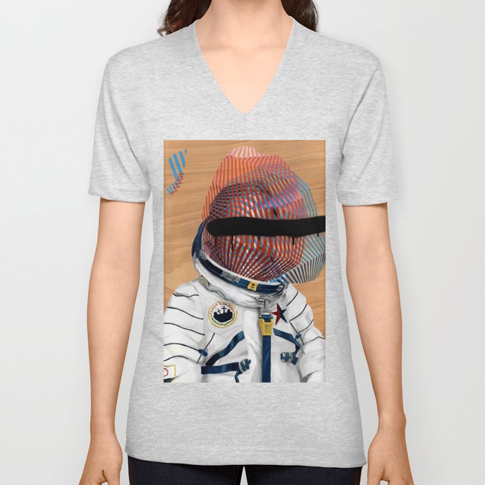 Spaceman No:2 V Neck T Shirt