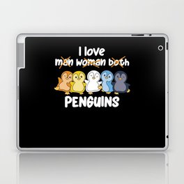 Aroace Flag Pride Lgbtq Cute Penguin Laptop Skin