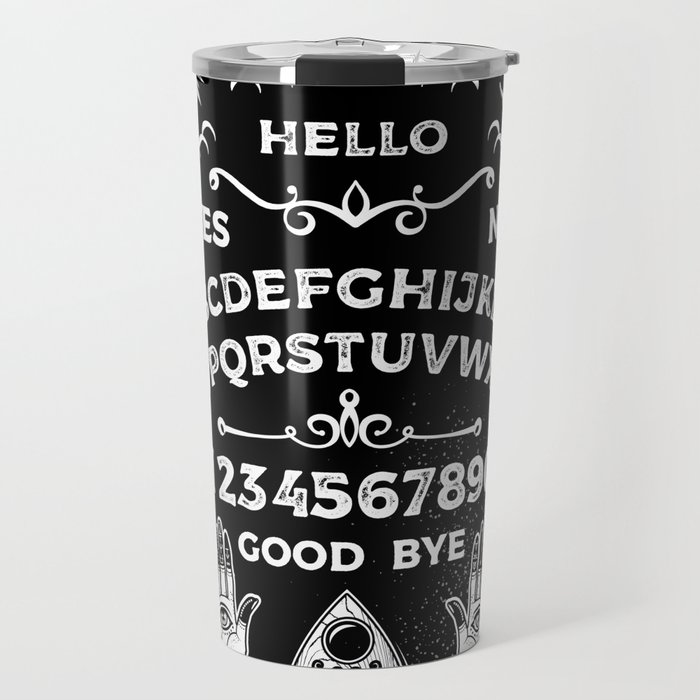 Ouija Board (black) Travel Mug