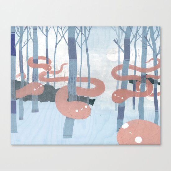 Snakes in the Forest Canvas Print