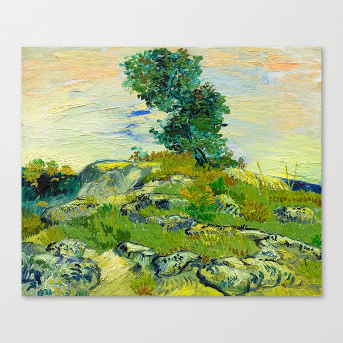 The Rocks, 1888 by Vincent van Gogh Canvas Print