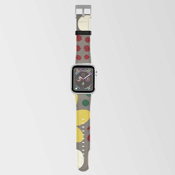 Abstract vintage color shapes collection 3 Apple Watch Band