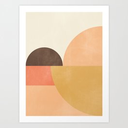geometric abstract 21 Art Print