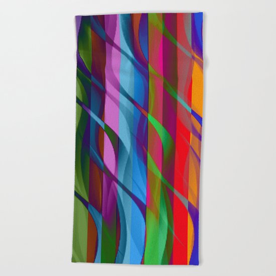 Streamers Beach Towel