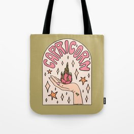 Capricorn Dragonfruit Tote Bag