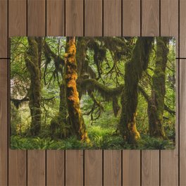 Mossy Dream Forest - Olympic Peninsula Outdoor Rug