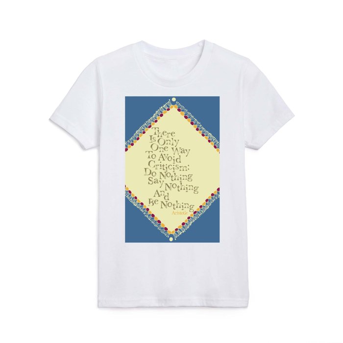 Aristotle Quote Kids T Shirt