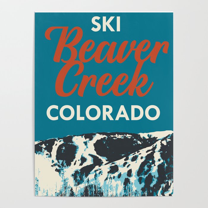 Beaver Creek Vintage Ski Poster Poster