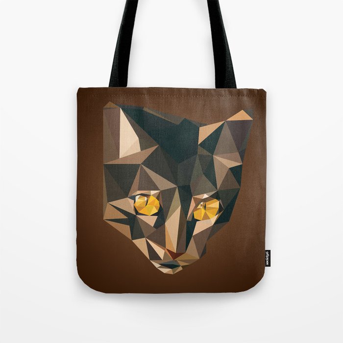 Broun Cat Tote Bag