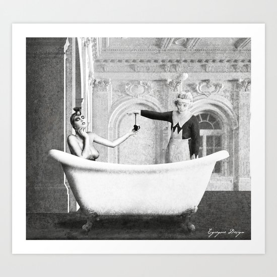 Dark Vintage Portrait: Bathory Art Print