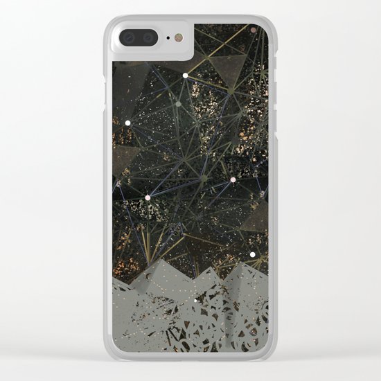 golden sky Clear iPhone Case