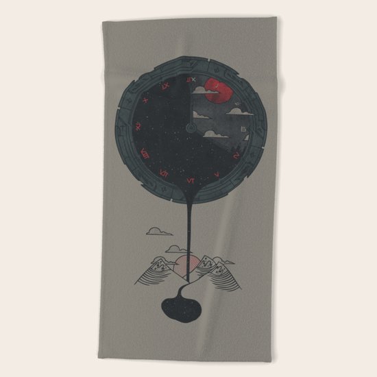 Night Falls Beach Towel