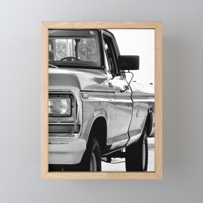 I Side With The Truck Framed Mini Art Print
